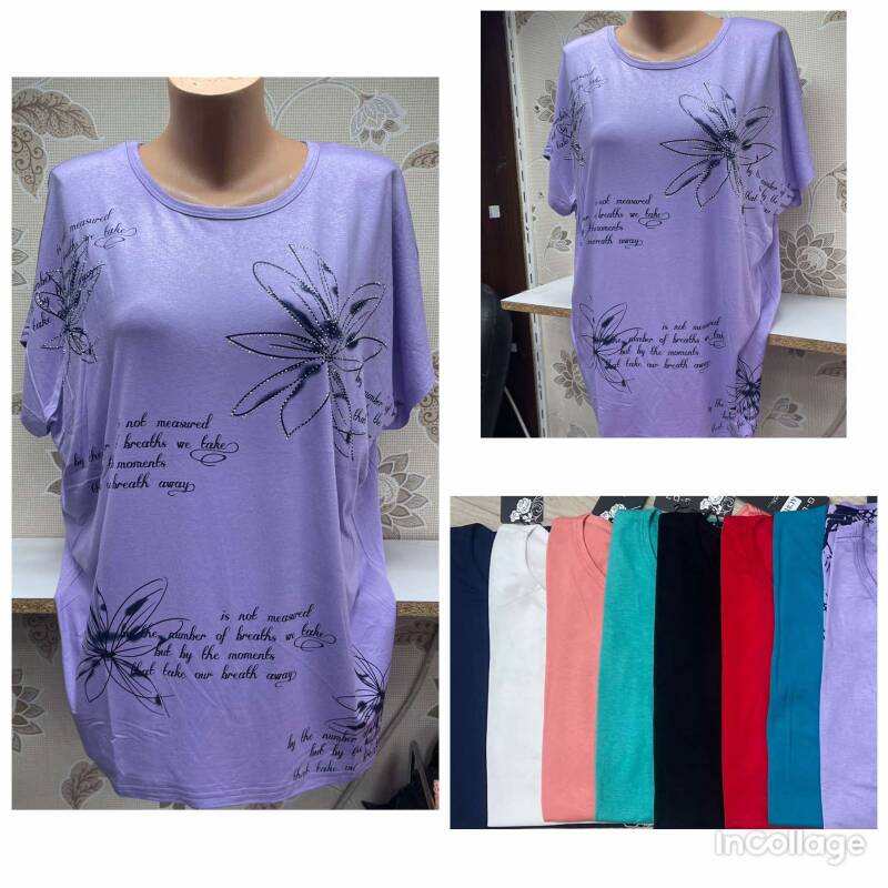 Bluzki damskie Roz L-3XL, Mix Kolor Paczka 12 szt